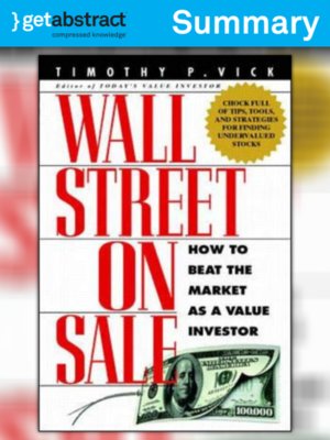 cover image of Wall Street on Sale (Summary)